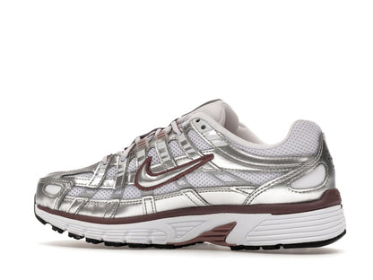 Nike P-6000 White Metallic Silver Tattoo (Women's)