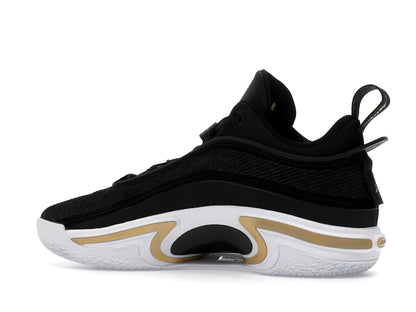 Jordan 36 Low PF Black Gold (White Sole)