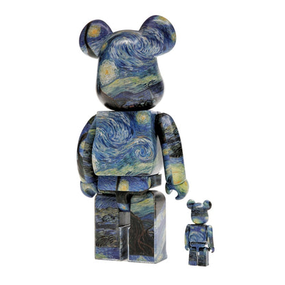 Bearbrick Vincent van Gogh The Starry Night 100% & 400% Set