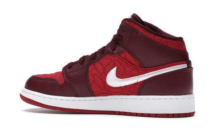 Jordan 1 Mid SE Red Quilt (GS)