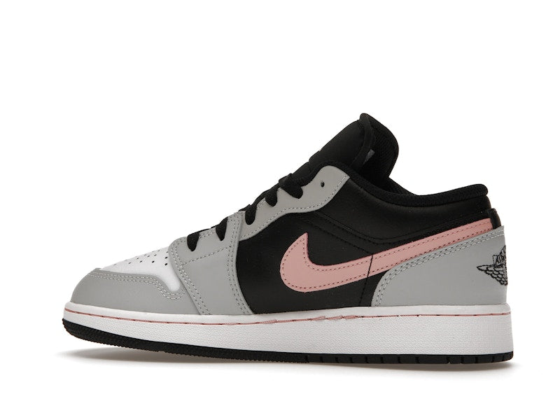 Jordan 1 Low Black Grey Pink (GS)