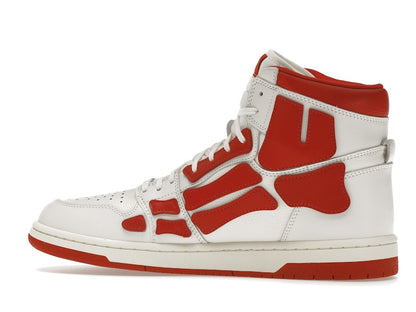 AMIRI Skel Panelled High Top White Red