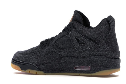 Jordan 4 Retro Levi's Black (GS) (Blank Tag)
