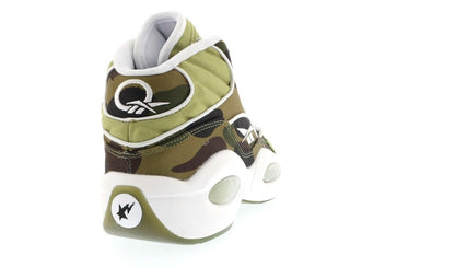 Reebok Question Mid mita sneakers X Bape 1st Camo