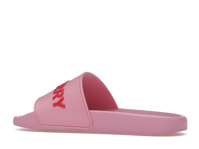 Burberry Embossed Logo Slides Bubblegum Pink (Women's)