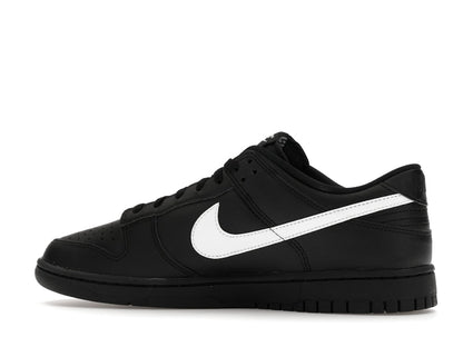 Nike Dunk Low Black White Swoosh