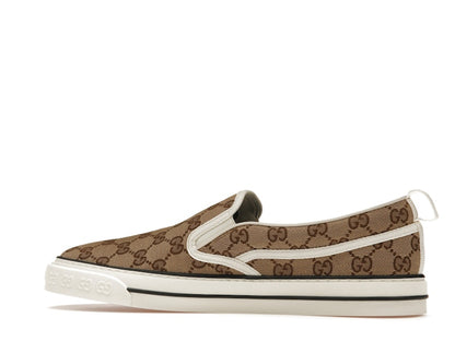 Gucci Tennis 1977 Slip On Beige Ebony