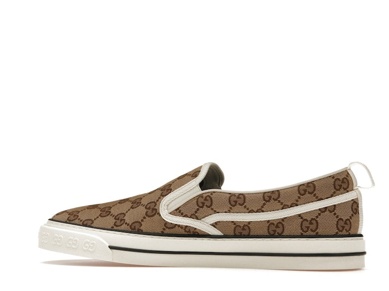 Gucci Tennis 1977 Slip On Beige Ebony