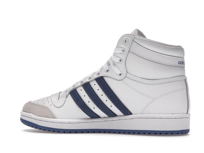 adidas Top Ten White Crew Blue