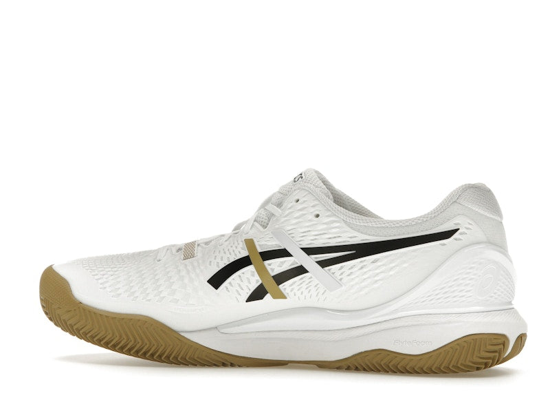 ASICS Gel-Resolution 9 Clay BOSS Matteo Berrettini White Camel