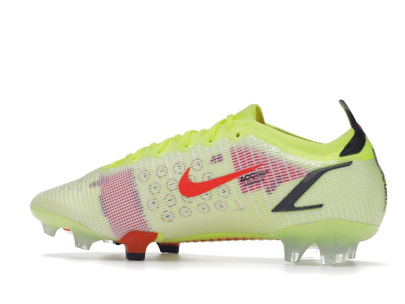 Nike Mercurial Vapor 14 Elite FG Volt Black Bright Crimson