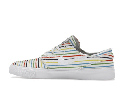Nike SB Zoom Stefan Janoski Canvas Multi-Color Pinstripes