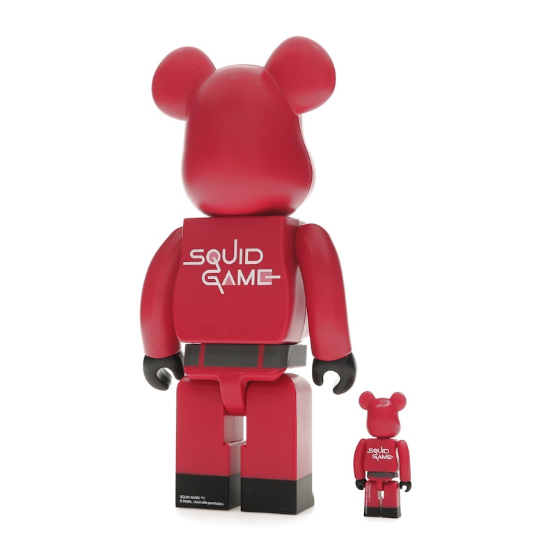 Bearbrick x Squid Game Guard (Square) 100% & 400% Set