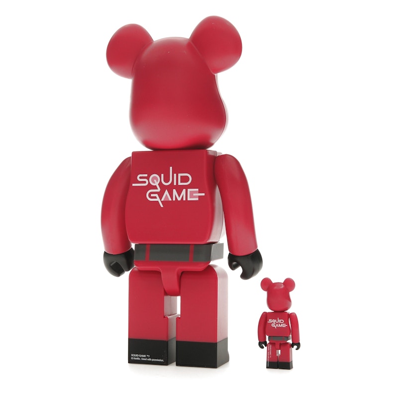 Bearbrick x Squid Game Guard (Triangle) 100% & 400% Set