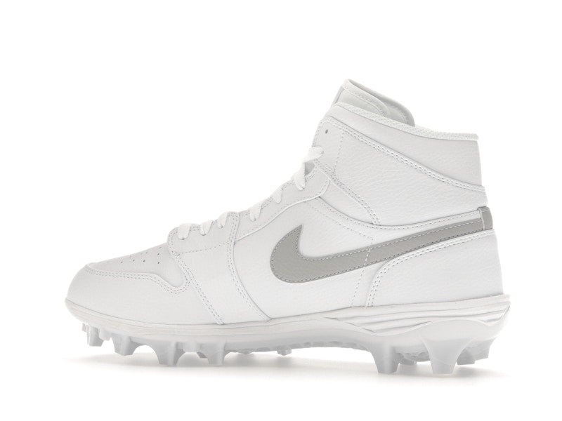 Jordan 1 Mid TD Cleat White Grey Fog