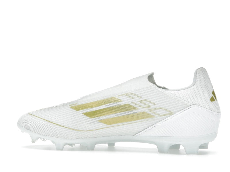adidas F50 League Laceless Firm/Multi-Ground Cloud White Gold Metallic