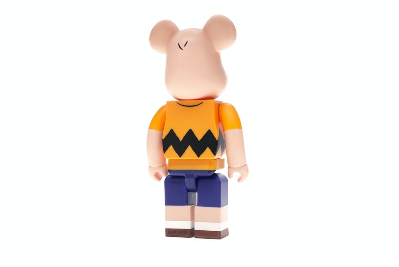 Bearbrick Charlie Brown 400% Yellow