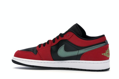 Jordan 1 Low Black Green Pulse Gym Red