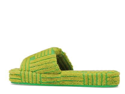 Bottega Veneta Resort Geometric Sandal Parakeet Kiwi