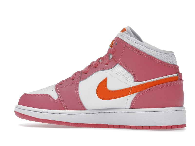 Jordan 1 Mid Pinksicle Safety Orange (GS)