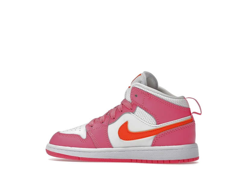 Jordan 1 Mid Pinksicle Safety Orange (PS)
