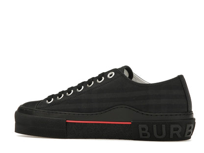Burberry Vintage Check Canvas Low-Top Sneaker Dark Charcoal