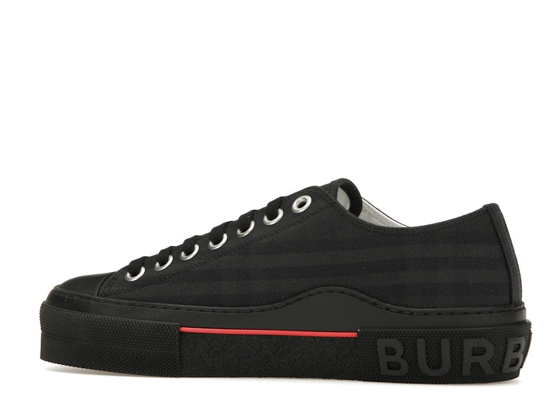 Burberry Vintage Check Canvas Low-Top Sneaker Dark Charcoal