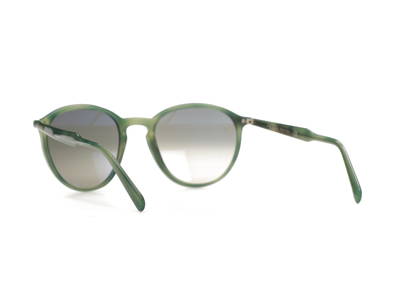 Prada Round Sunglasses Striped Green (0PR 05XS)