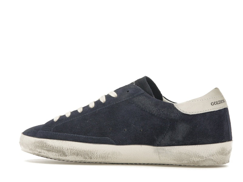 Golden Goose Super-Star Navy Suede White