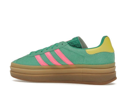 adidas Gazelle Bold Court Green Lucid Pink (Women's)