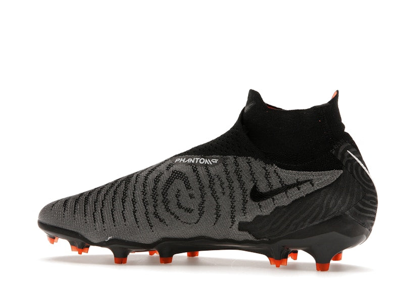 Nike Gripknit Phantom GX Elite Dynamic Fit FG Black Dark Smoke Grey Total Orange