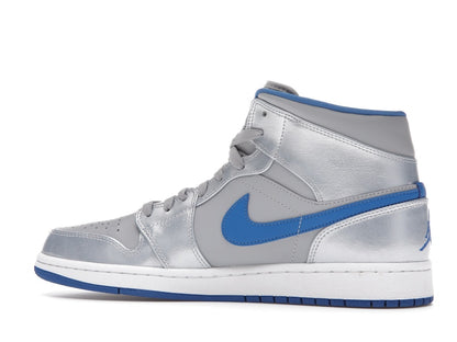 Jordan 1 Mid Wolf Grey Sport Blue