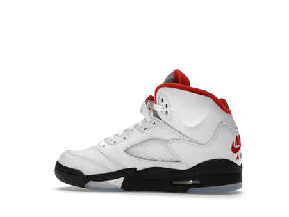 Jordan 5 Retro Fire Red Silver Tongue (2020) (GS)