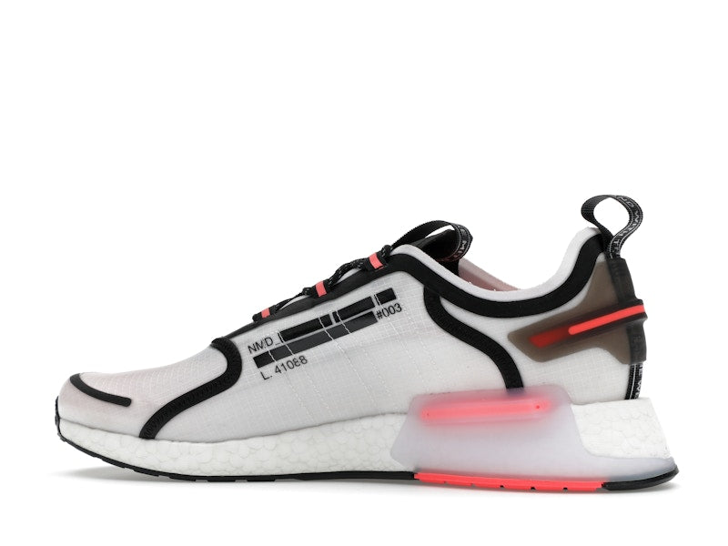 adidas NMD R1 V3 White Matte Silver Crimson