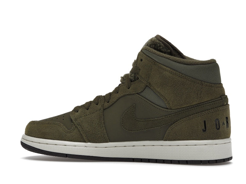 Jordan 1 Mid Olive Canvas (2018)