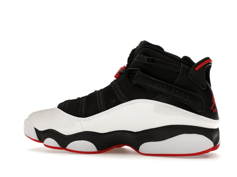 Jordan 6 Rings Black White Varsity Red