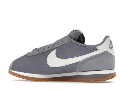 Nike Cortez Textile Cement Grey Gum Light Brown Safety Orange Sail (Women's)