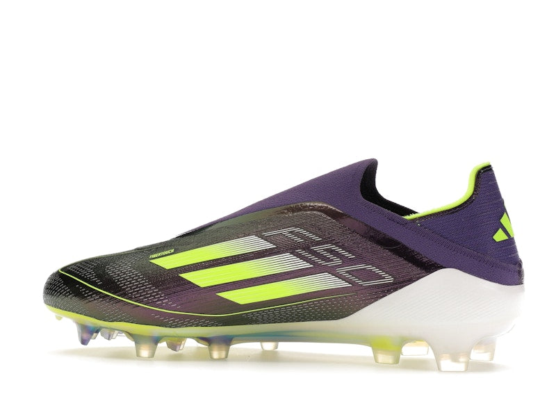 adidas Laceless F50 Elite Fast Reborn FG Purple Lucid Lemon