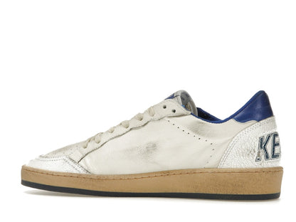 Golden Goose Ball-Star Low White Bluette