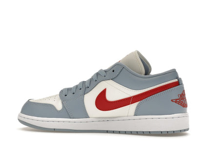 Jordan 1 Low Blue Whisper Dune Red (Women's)