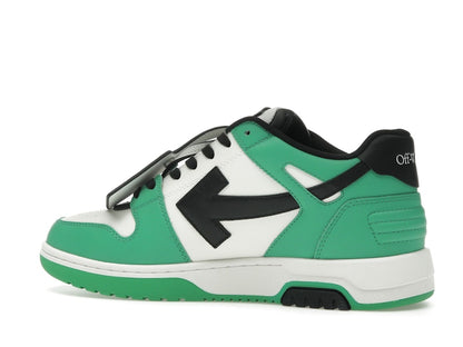 OFF-WHITE Out Of Office "OOO" Low Tops Green Black