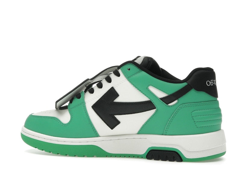 OFF-WHITE Out Of Office "OOO" Low Tops Green Black