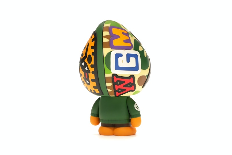 BAPE Baby Milo Shark Hoodie Vinyl Toy Green