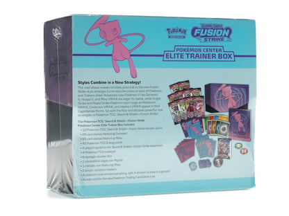 Pokémon TCG Sword & Shield Fusion Strike Pokémon Center Elite Trainer Box