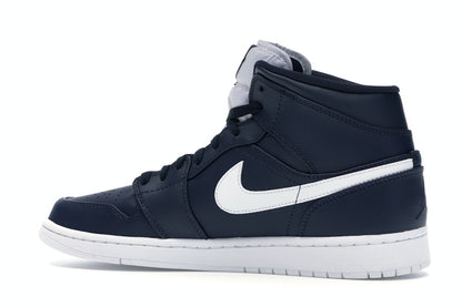 Jordan 1 Retro Mid Obsidian White