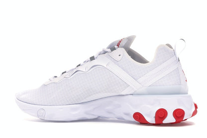 Nike React Element 55 White Red