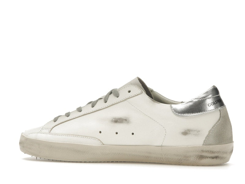 Golden Goose Super-Star White Silver