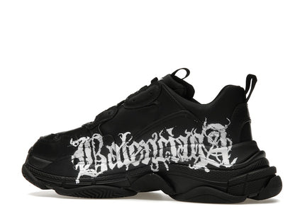 Balenciaga Triple S DIY Metal Artwork Black