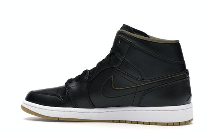 Jordan 1 Retro Mid Black Metallic Gold