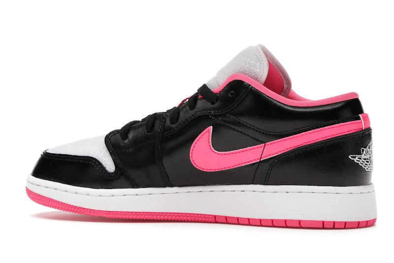 Jordan 1 Low Black White Hyper Pink (GS)
